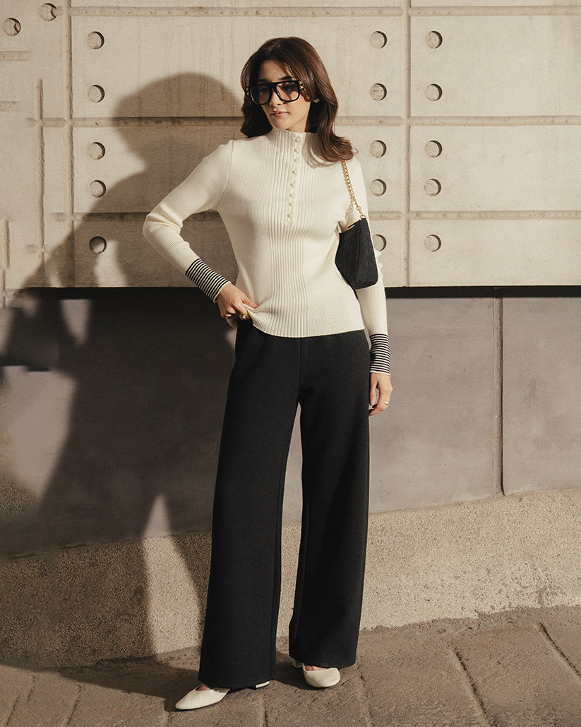 Crew Neck Ivory