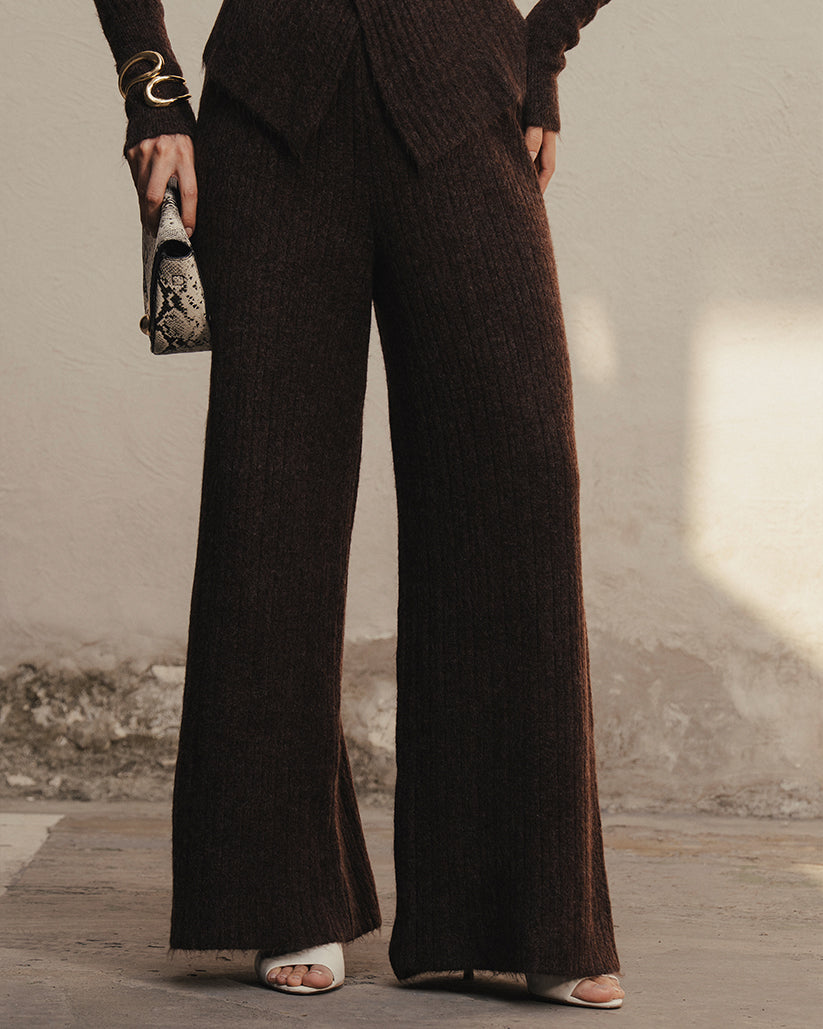 Coffee Brown Ribbed